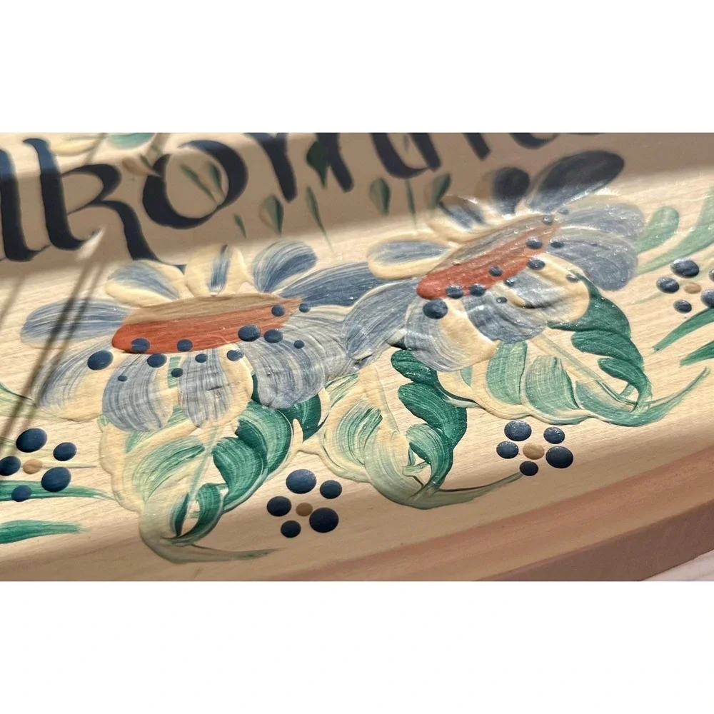Vintage Hand‑Painted Swedish 